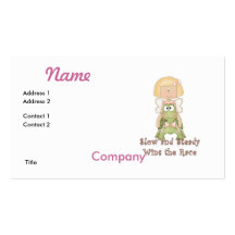 Slow and Steady Wins Race Business Cards