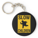 Slow Children fat kid street sign parody funny keychains
