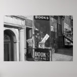 Slow Day in the Book Business, 1930s Poster