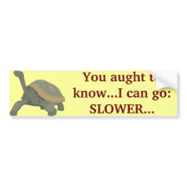 SLOW DOWN?