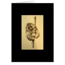 Slow Loris Birthday Card
