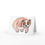 Slow Loris Greeting Card