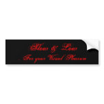 Slow & Low , ... For your Visual Pleasure bumper stickers
