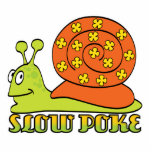 slow poke snail photo sculptures