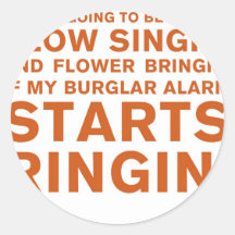 Slow Singin' Round Stickers