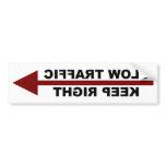 Slow Traffic Keep Right bumper stickers