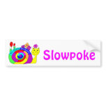 "Slowpoke" Slowpoke The Snail bumper stickers