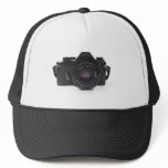 slr photo camera - classic design mesh hat