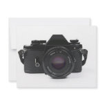 slr photo camera - classic design invitations