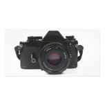 slr photo camera - classic design photo cards
