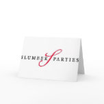 Slumber Parties Logo Promotional Parties