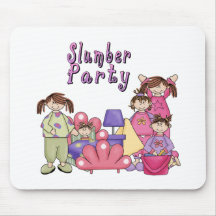 SLUMBER PARTY GIRLS MOUSE PAD