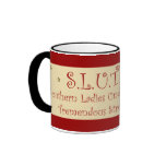 SLUTS Retro Tattoo Ringer Mug