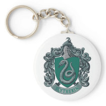 Slytherin Crest Green Keychain