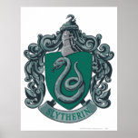 Slytherin Crest Green posters
