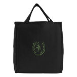 Sm Horse Head W\Horseshoe embroidered bags