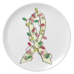 SMA Christmas Lights Ribbon Dinner Plates