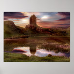 Smailholm Sunset Poster