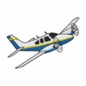 Small Airplane embroidered shirts