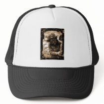 Small Angel-0024 Sepia Mesh Hats