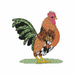 Small Bantam Rooster embroidered shirts