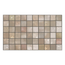 Small Bathroom Floor Tile Background Rectangle Sticker