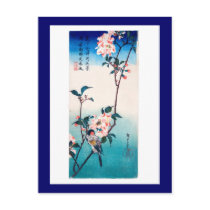 Small Bird On Sakura Branch/桜の枝にとまる小鳥 Postcards