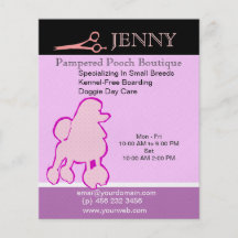 Small Breeds Kennel Doggie Day Care Flyer