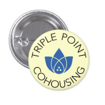 Small Button - Blue Logo