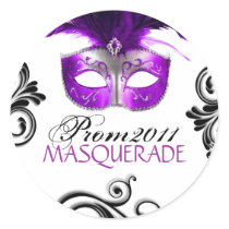 Small - Classy Masquerade Sticker