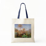 Small Country Farm in Bordighera by Claude Monet Canvas Bag