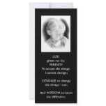 SMALL GIRL: PENCIL  ART: SERENITY PRAYER rack cards