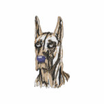 Small Great Dane Head embroidered shirts