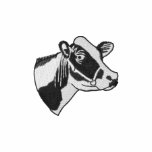 Small Holstein Head embroidered shirts