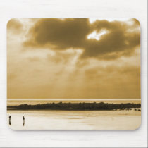 Small in Sepia mousepads