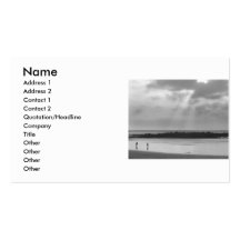 Small, Name, Address 1, Address 2, Contact 1, C... Business Card Template