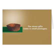 Small packages greeting cards