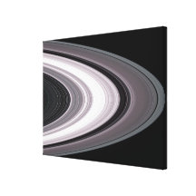 Small Particles in SaturnÃ¯Â¿Â½s Rings Stretched Canvas Print