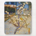 Small Pear Tree in Blossom, Vincent Van Gogh mousepads