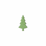 Small Pine Tree Embroidered Shirt