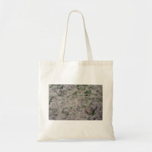 Small Plants In Sand Texture Canvas Bag