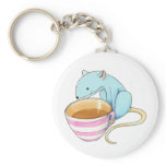 Small Pleasures white Keychain