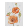 'Small Poppies' Postcard