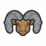 Small Ram Head embroidered shirts