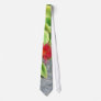 Small Red Flower Neckties