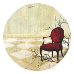 Small Royal Chair with Branches stickers
