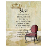 Small Royal Chair with Crown flyers