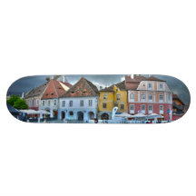 Small Square, Sibiu HDR Custom Skate Board