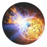 Small Star Large Flare Sticker
