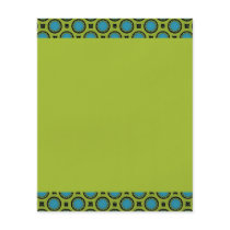 small turquoise green circles